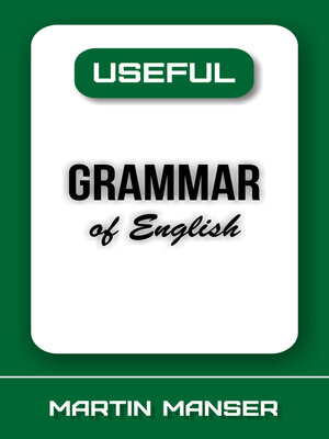 cover image of Useful Grammar of English